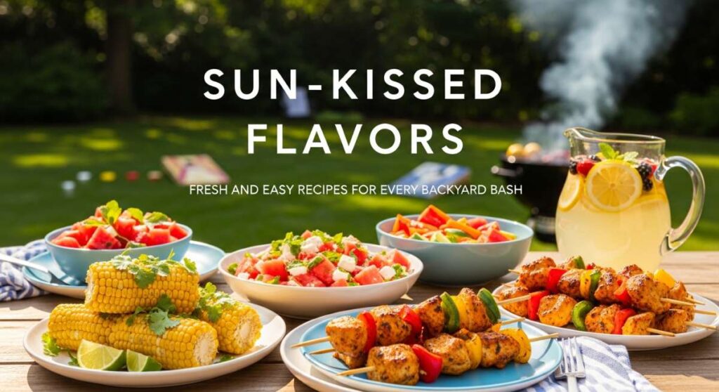 featured: sun kissed flavors: fresh and easy recipes for every backyard bash