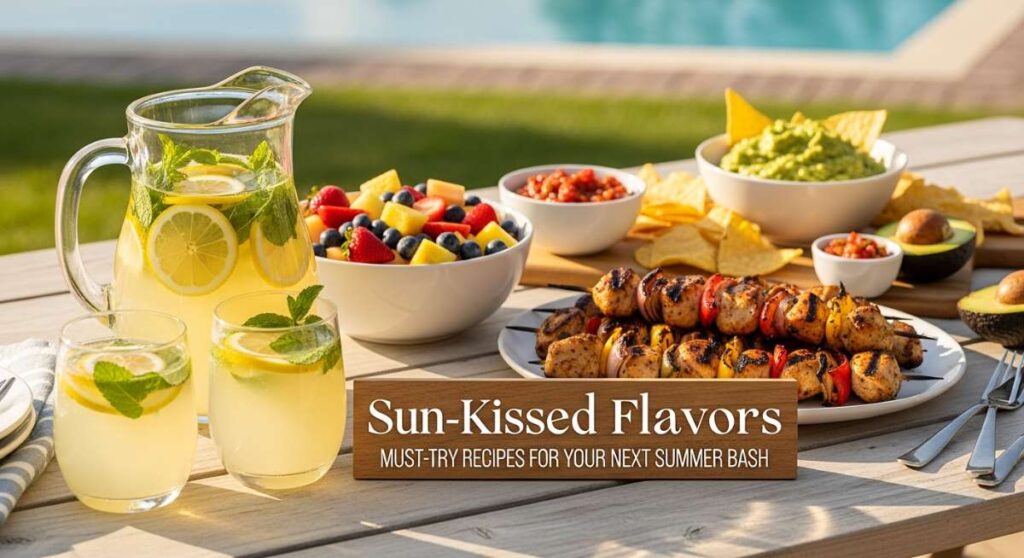 featured: sun kissed flavors: must try recipes for your next summer bash