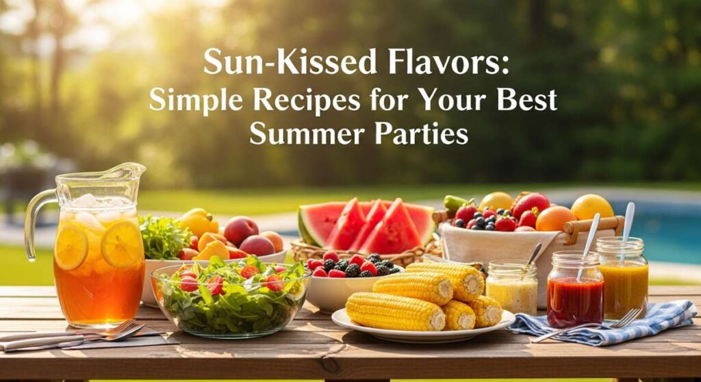 featured: sun kissed flavors: simple recipes for your best summer parties