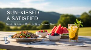 featured: sun kissed & satisfied: simple, nutritious meals for busy summer days