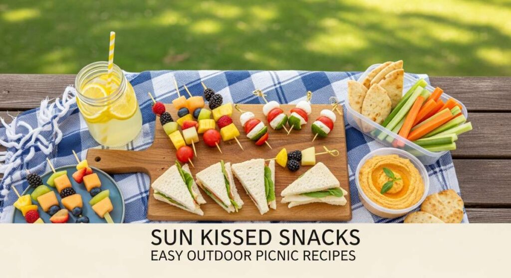 featured: sun kissed snacks: effortless outdoor recipes for your next picnic