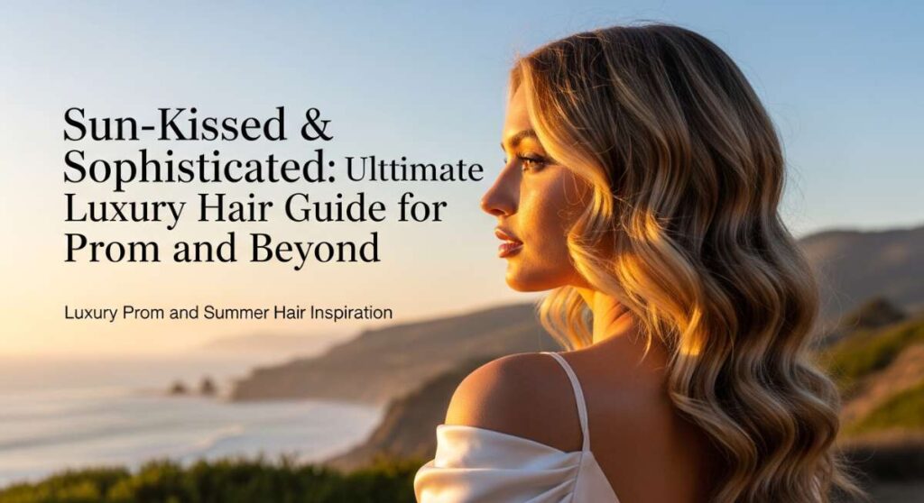 featured: sun kissed & sophisticated: the ultimate luxury hair guide for prom and beyond