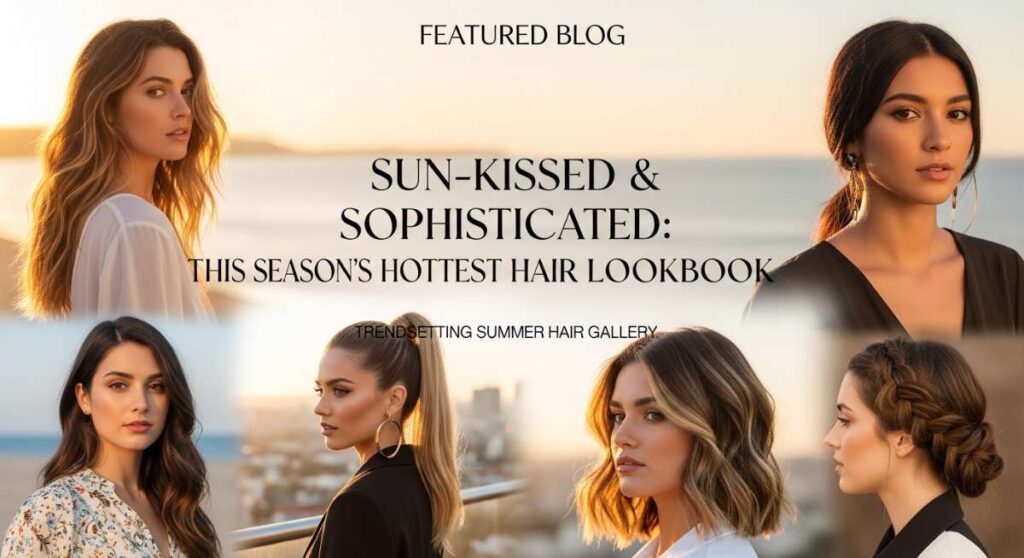 featured: sun kissed & sophisticated: this season's hottest hair lookbook