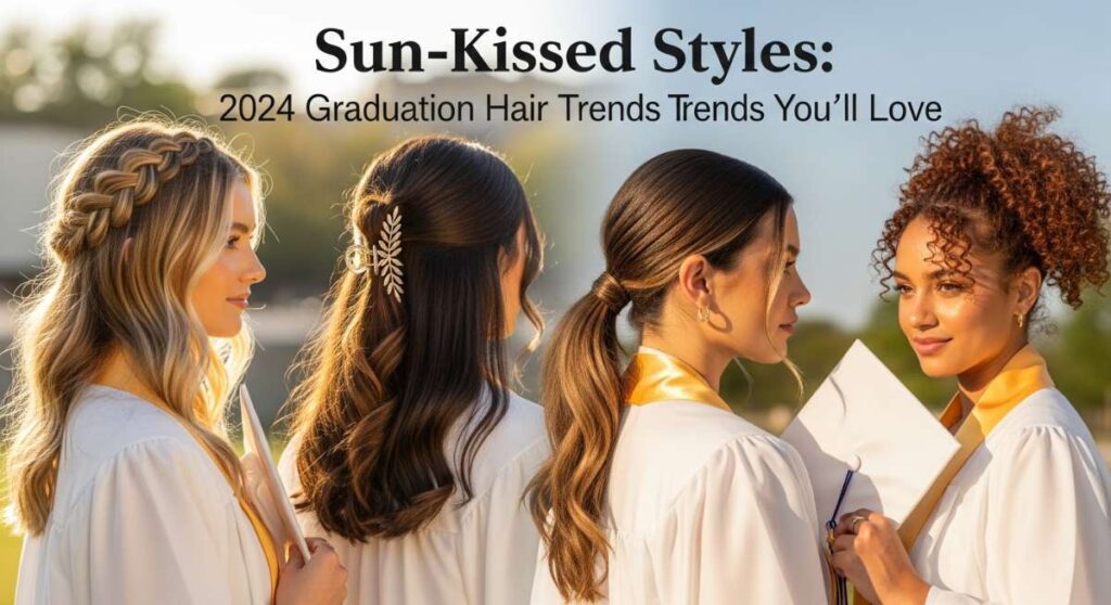 featured: sun kissed styles: 2024 graduation hair trends you'll love