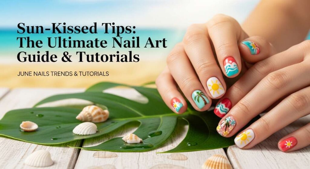 featured: sun kissed tips: the ultimate june nail art guide & tutorials