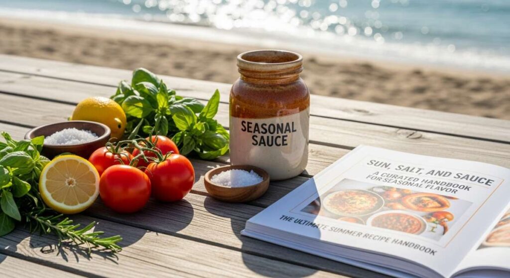 featured: sun, salt, and sauce: a curated handbook for seasonal flavor