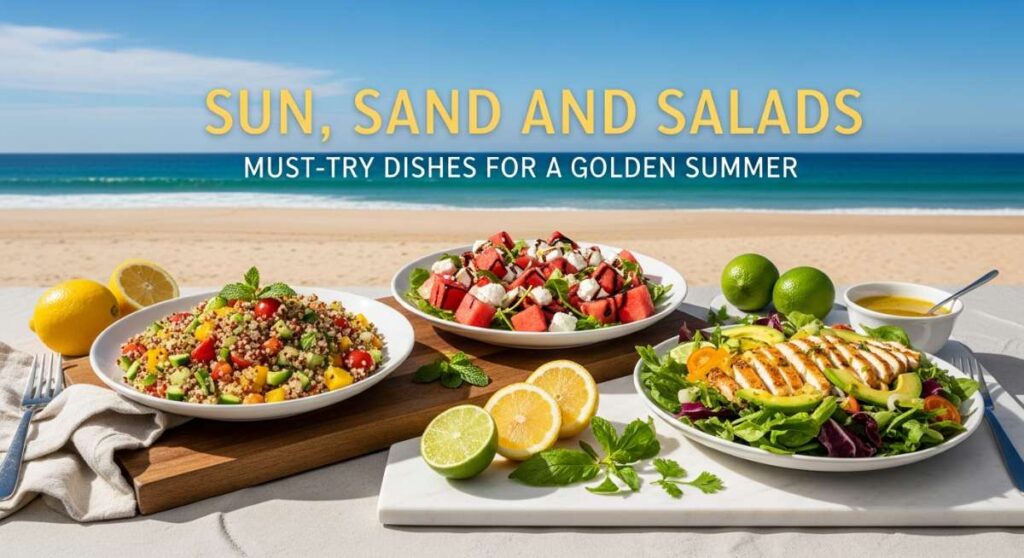 featured: sun, sand, and salads: must try dishes for a golden summer