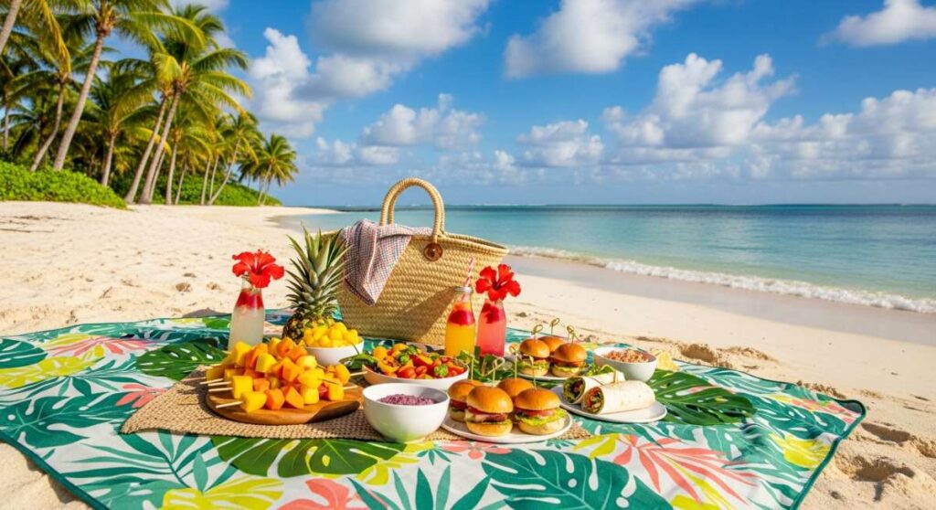 featured: sun, sand, and snacks: how to plan the perfect island themed picnic