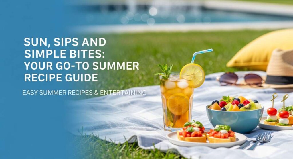featured: sun, sips, and simple bites: your go to summer recipe guide