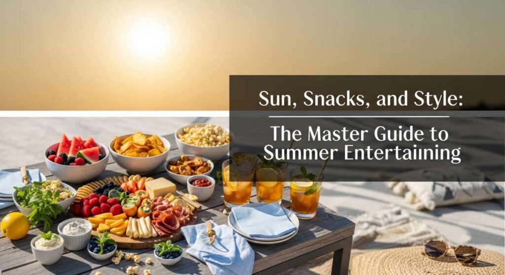 featured: sun, snacks, and style: the master guide to summer entertaining