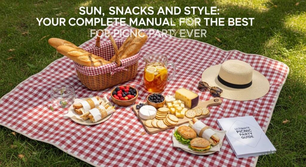 Sun, Snacks, and Style: Your Complete Manual for the Best Picnic Party Ever featured: sun, snacks, and style: your complete manual for the best picnic party ever