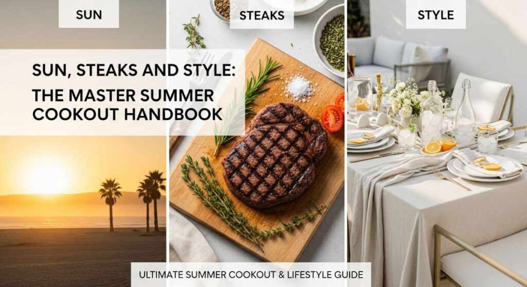 featured: sun, steaks, and style: the master summer cookout handbook