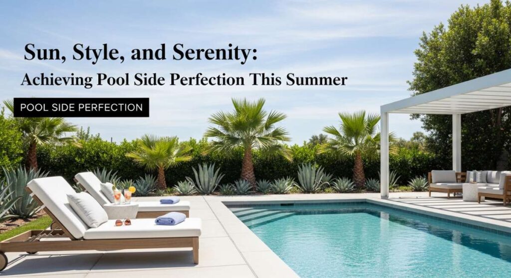 featured: sun, style, and serenity: achieving pool side perfection this summer
