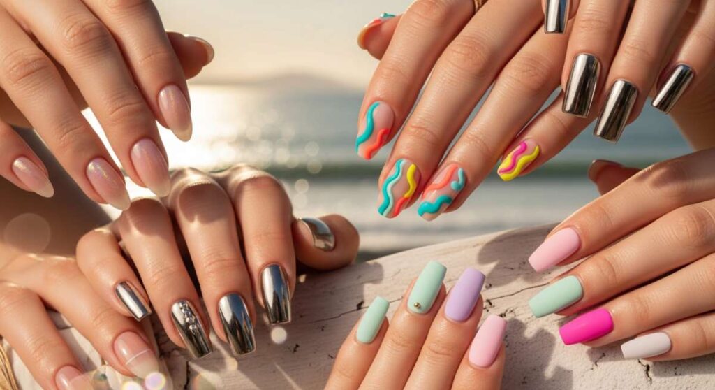 featured: sunkissed & sculpted: the ultimate guide to summer 2026 nail trends