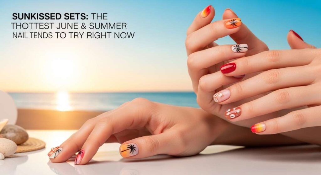 featured: sunkissed sets: the hottest june & summer nail trends to try right now