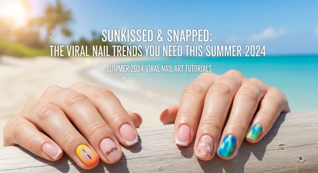 featured: sunkissed & snapped: the viral nail trends you need this summer 2024