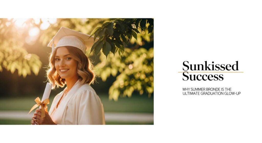 featured: sunkissed success: why summer bronde is the ultimate graduation glow up