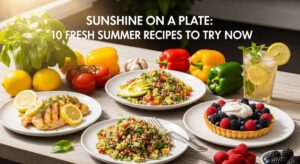 featured: sunshine on a plate: 10 fresh summer recipes to try now