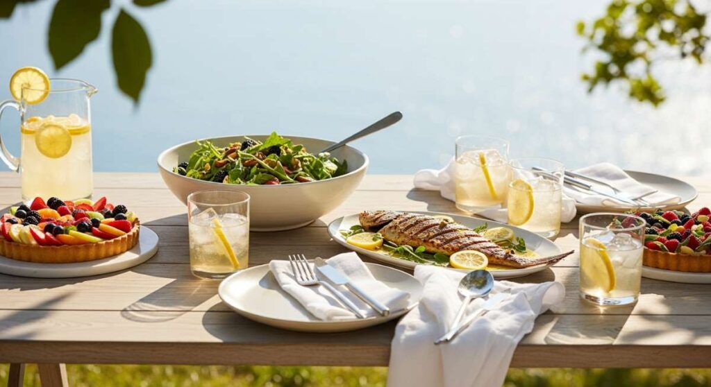 featured: sunshine on a plate: a curated collection for summer entertaining