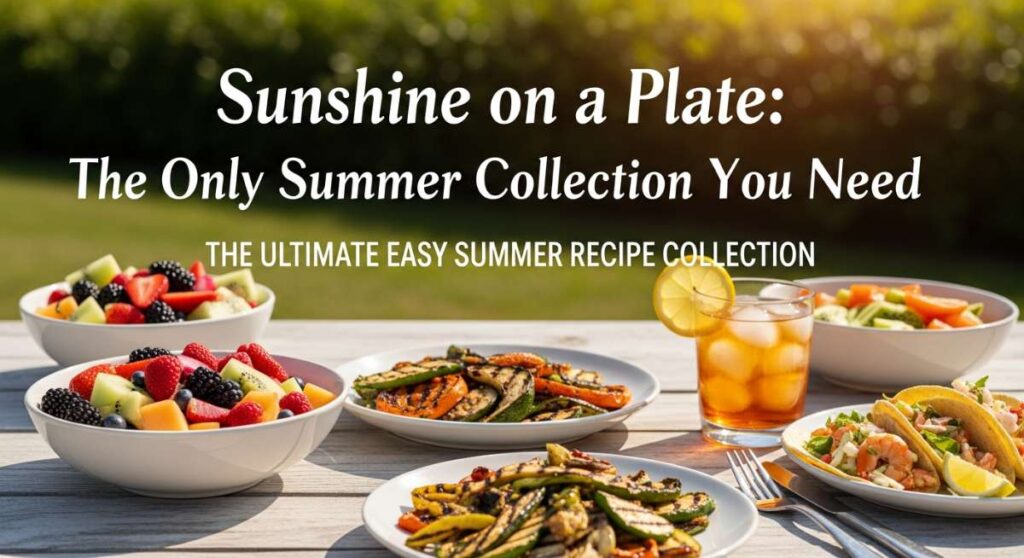 featured: sunshine on a plate: the only summer collection you need