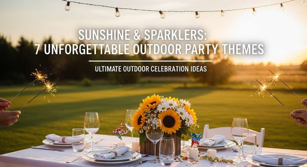 featured: sunshine & sparklers: 7 unforgettable outdoor party themes