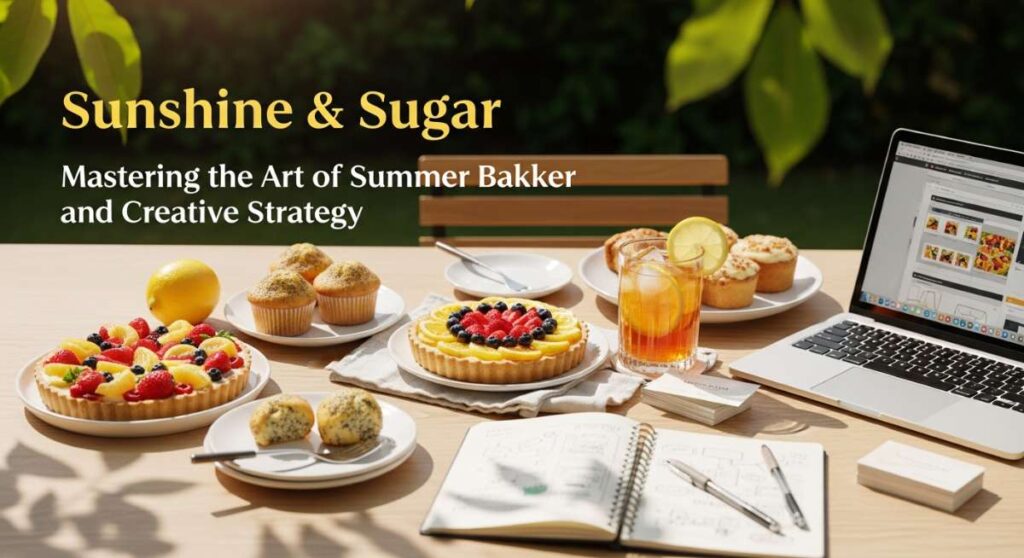 featured: sunshine & sugar: mastering the art of summer baking and creative strategy