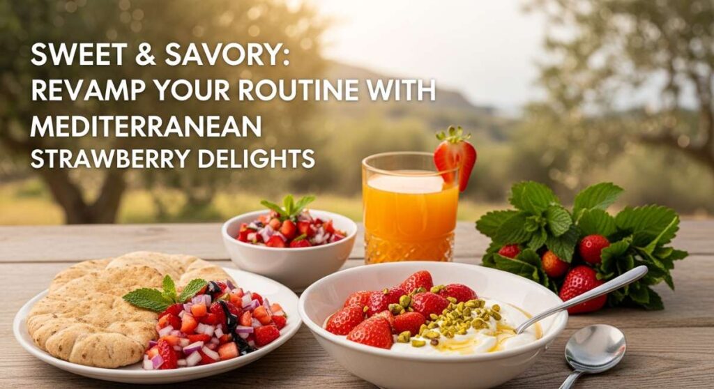 featured: sweet & savory: revamp your routine with mediterranean strawberry delights