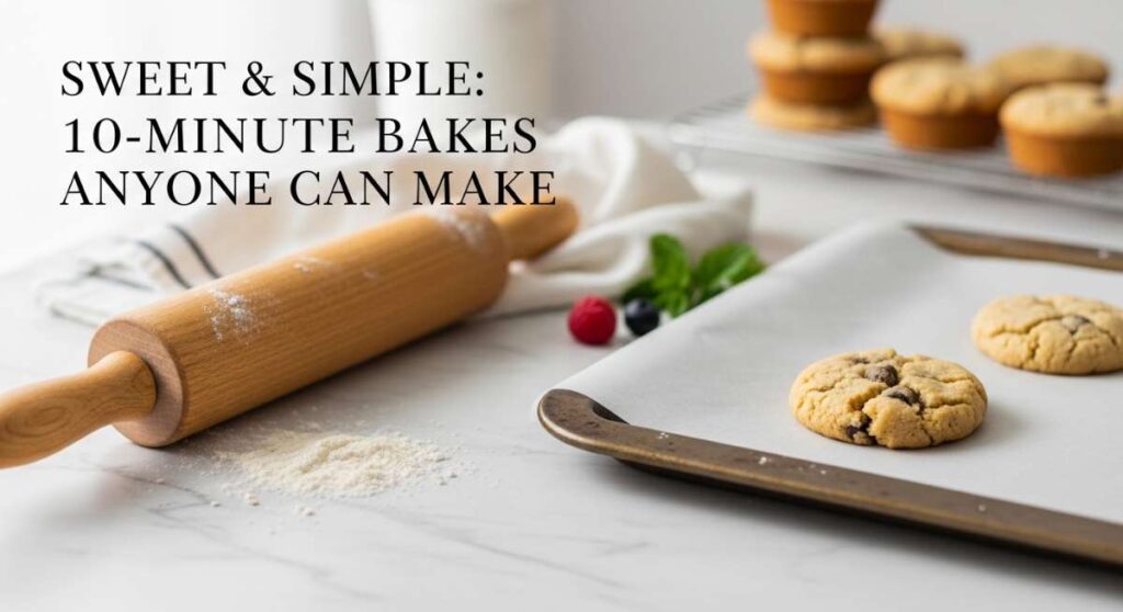 featured: sweet & simple: 10 minute bakes anyone can make