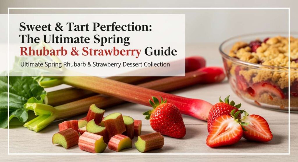 featured: sweet & tart perfection: the ultimate spring rhubarb & strawberry guide