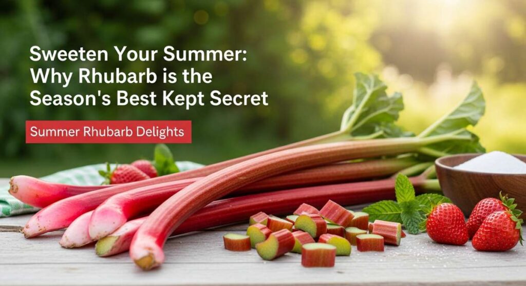 featured: sweeten your summer: why rhubarb is the season's best kept secret