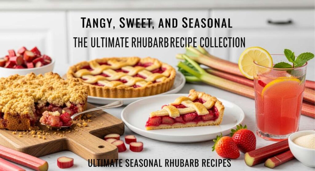 featured: tangy, sweet, and seasonal: the ultimate rhubarb recipe collection
