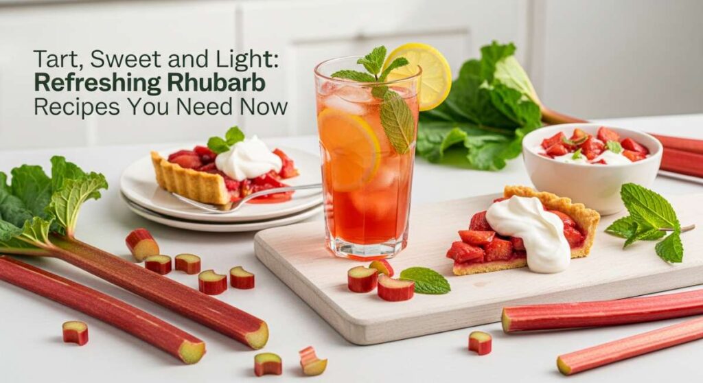featured: tart, sweet, and light: refreshing rhubarb recipes you need now