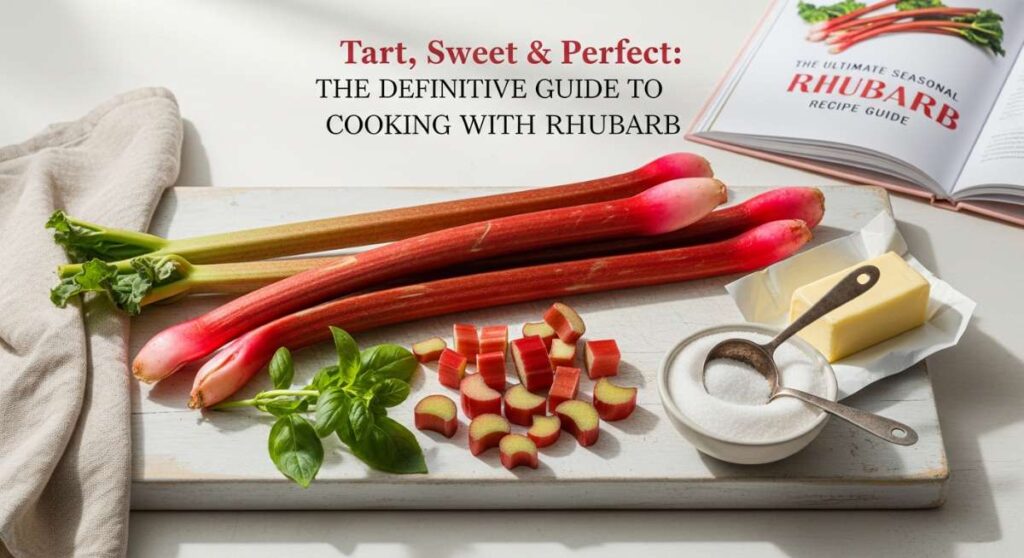 featured: tart, sweet & perfect: the definitive guide to cooking with rhubarb