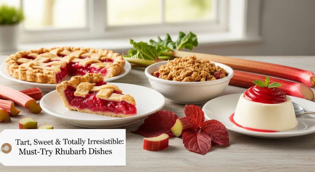 featured: tart, sweet & totally irresistible: must try rhubarb dishes