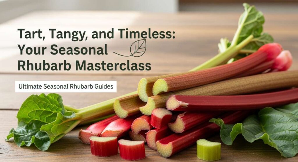 featured: tart, tangy, and timeless: your seasonal rhubarb masterclass