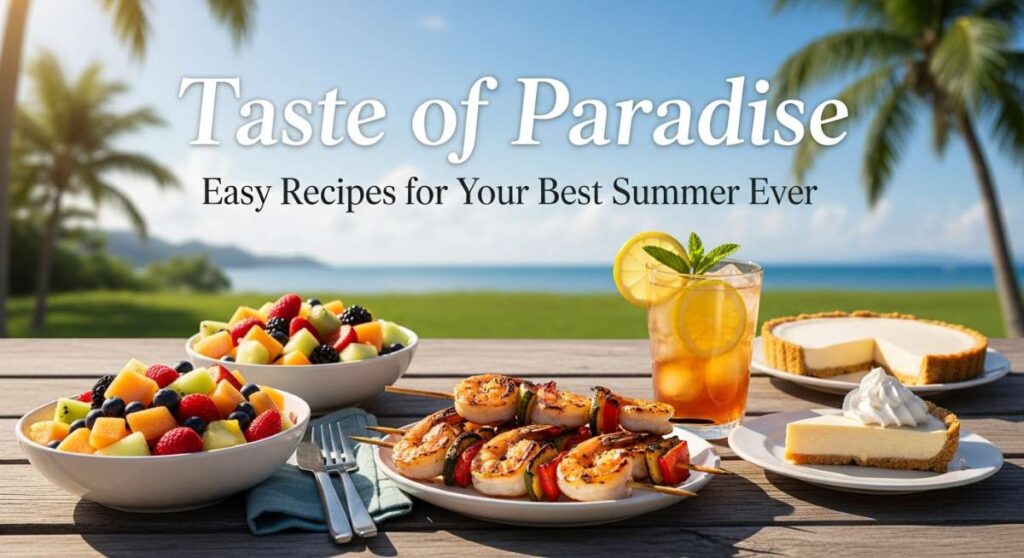featured: taste of paradise: easy recipes for your best summer ever