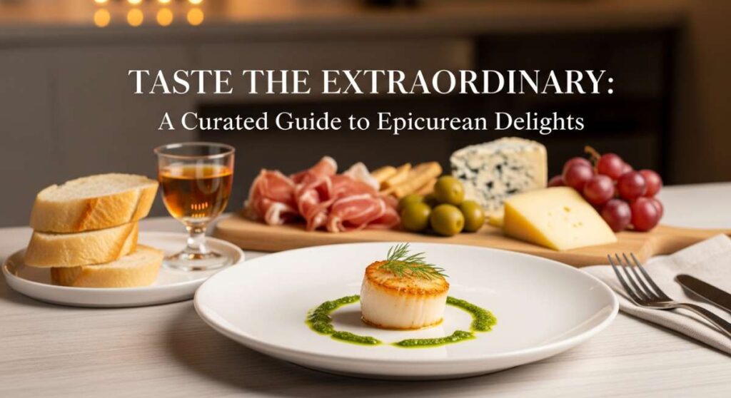 featured: taste the extraordinary: a curated guide to epicurean delights