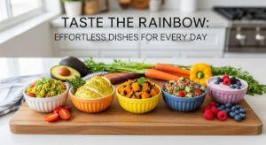 featured: taste the rainbow: effortless dishes for every day