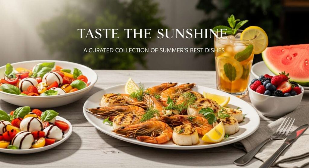 featured: taste the sunshine: a curated collection of summer’s best dishes