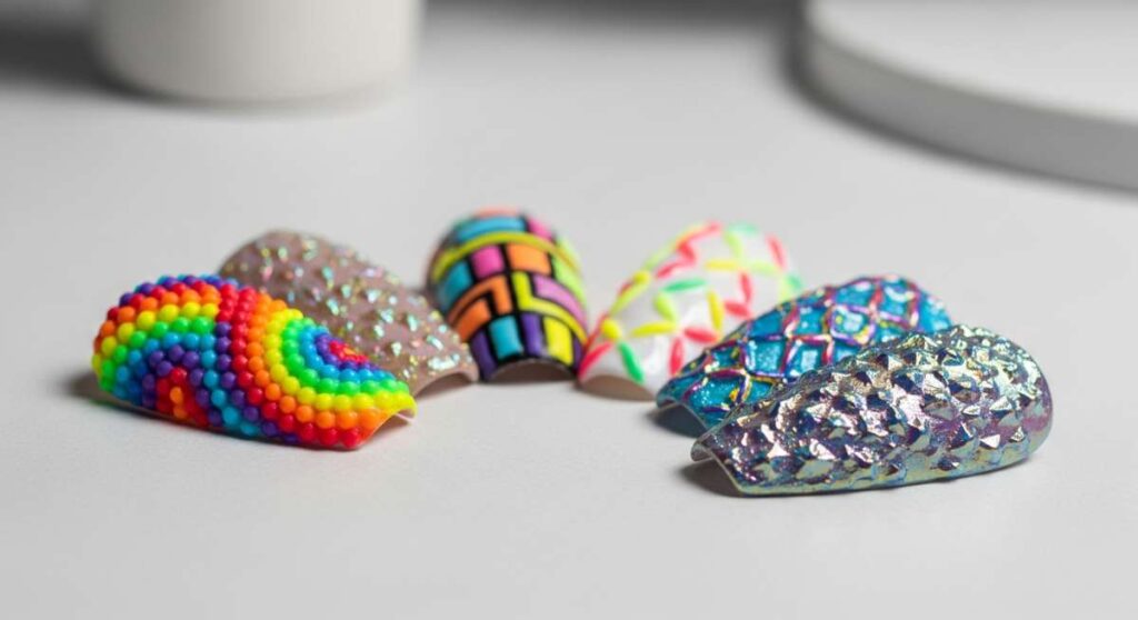 featured: texture in technicolor: your master guide to 3d nail designs