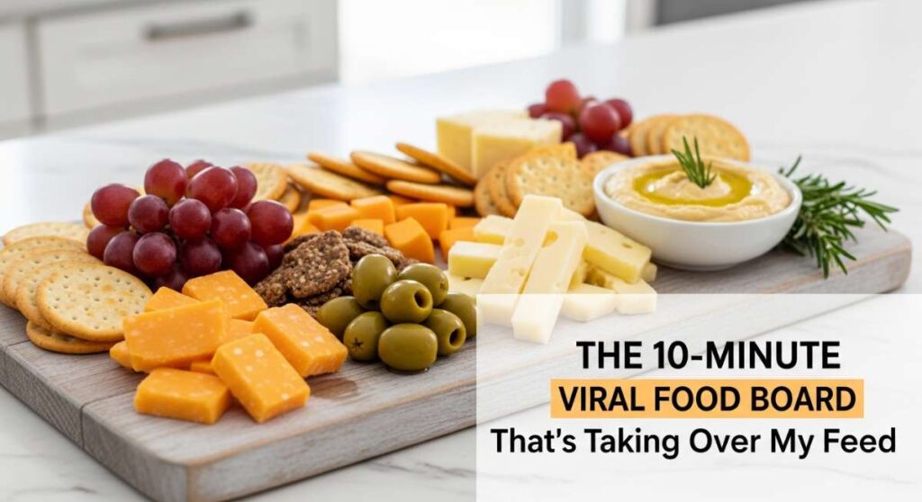 featured: the 10 minute viral food board that's taking over my feed
