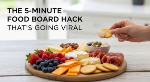 featured: the 5 minute food board hack that's going viral