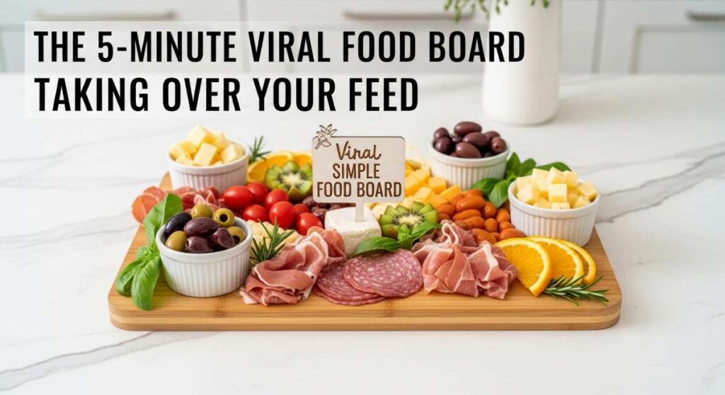 featured: the 5 minute viral food board taking over your feed