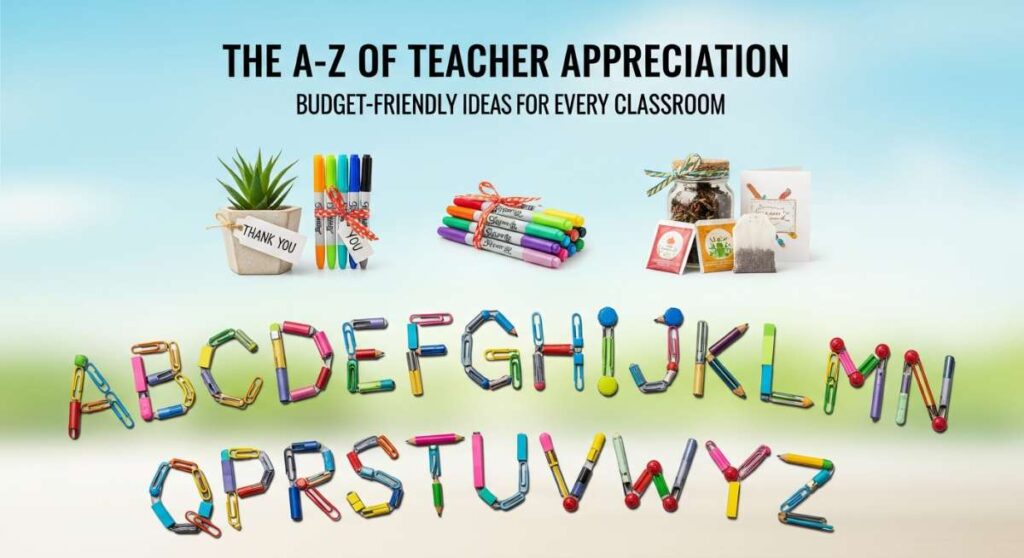 featured: the a z of teacher appreciation: budget friendly ideas for every classroom