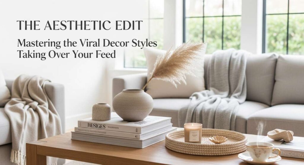 featured: the aesthetic edit: mastering the viral decor styles taking over your feed
