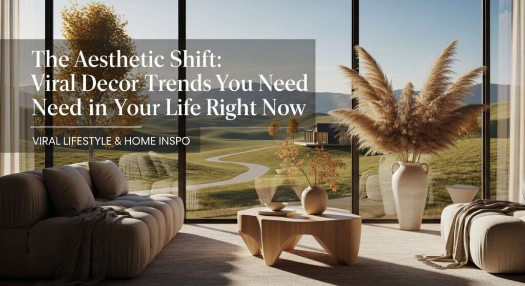 featured: the aesthetic shift: viral decor trends you need in your life right now