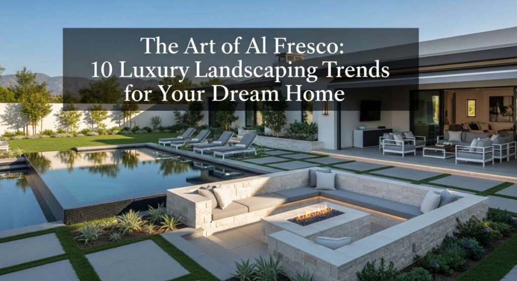 featured: the art of al fresco: 10 luxury landscaping trends for your dream home