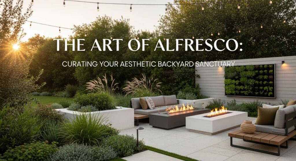 featured: the art of alfresco: curating your aesthetic backyard sanctuary