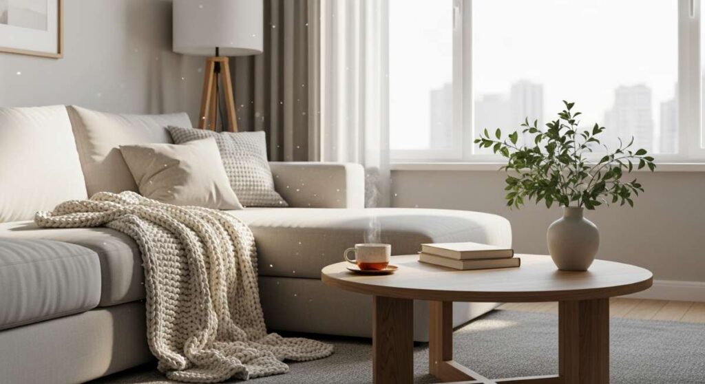 featured: the art of cozy minimalism: how to create a warm, clutter free sanctuary