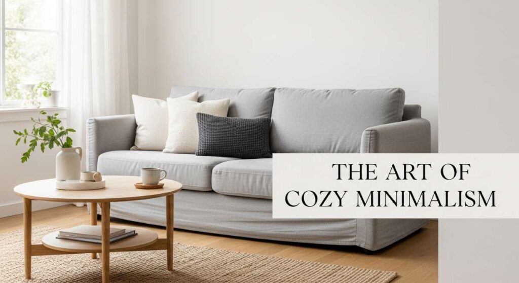 featured: the art of cozy minimalism: how to create a warm, simple sanctuary